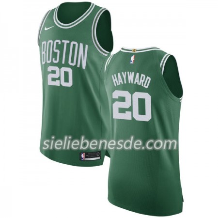 Herren NBA Boston Celtics Trikot Gordon Hayward 20 Nike 2017-18 Grün Swingman